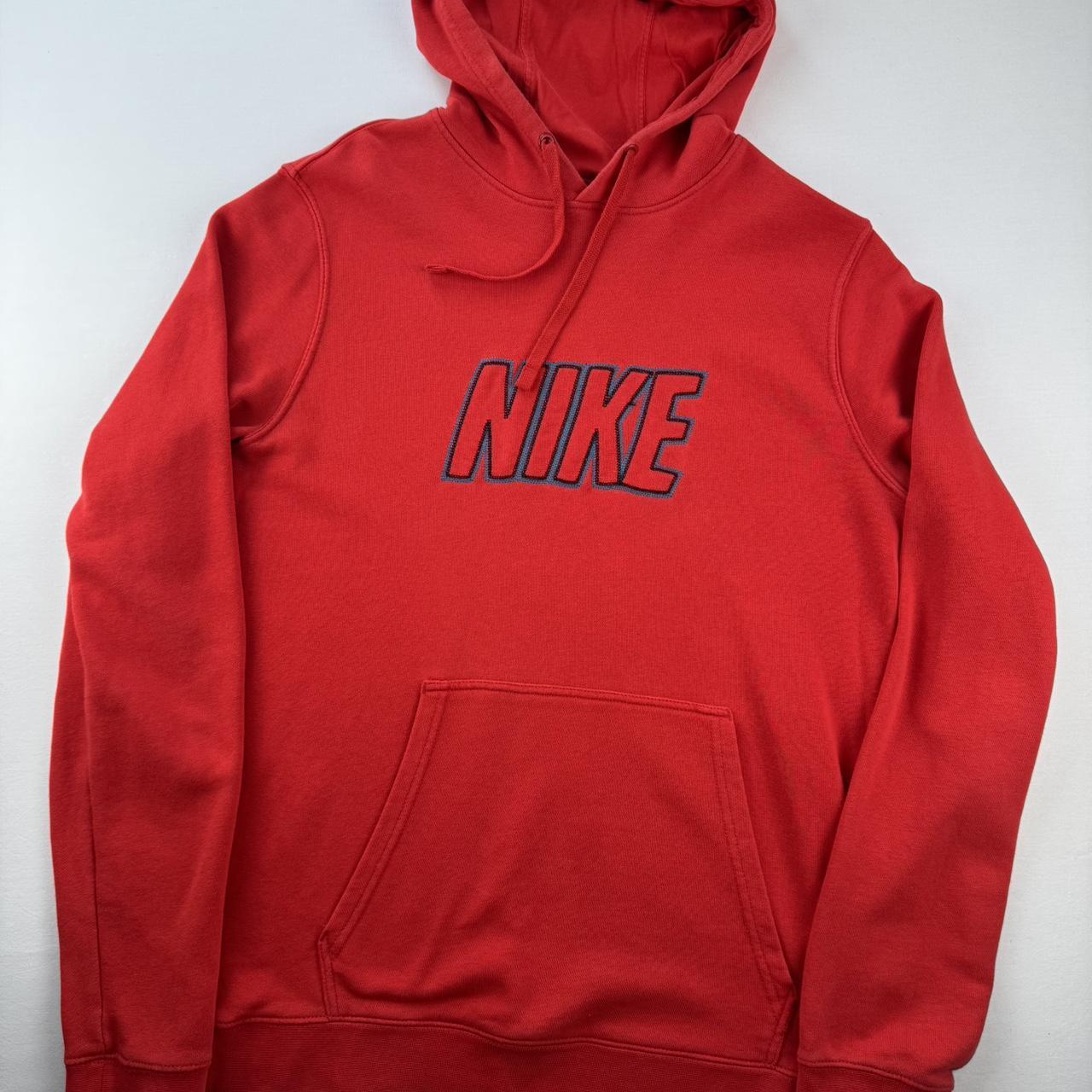 Modern Nike Embroidered Spellout Hoodie M
