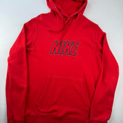 Modern Nike Embroidered Spellout Hoodie M