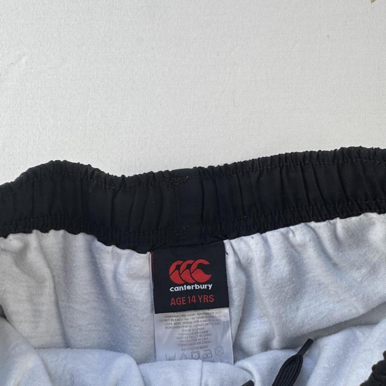 Canterbury Black and White Boys Joggers 14 Years