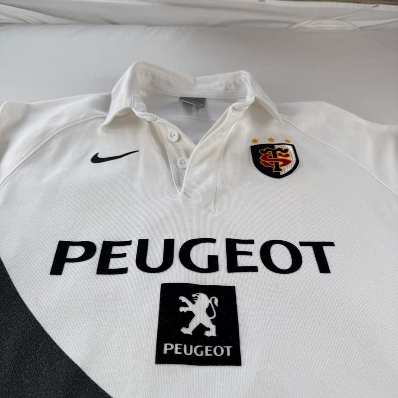 Stade Toulousain Nike Embroidered Rugby Polo Shirt XS