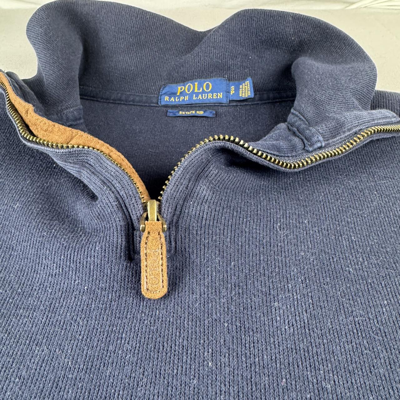 Polo Ralph Lauren Embroidered Pony Quarter Zip Jumper S