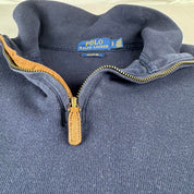 Polo Ralph Lauren Embroidered Pony Quarter Zip Jumper S