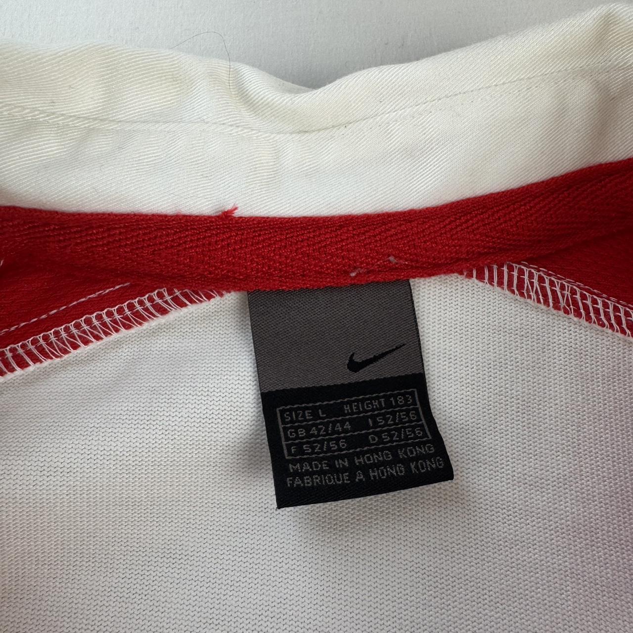2003 Nike Centre Logo England Rugby World Cup Champions Polo Shirt L