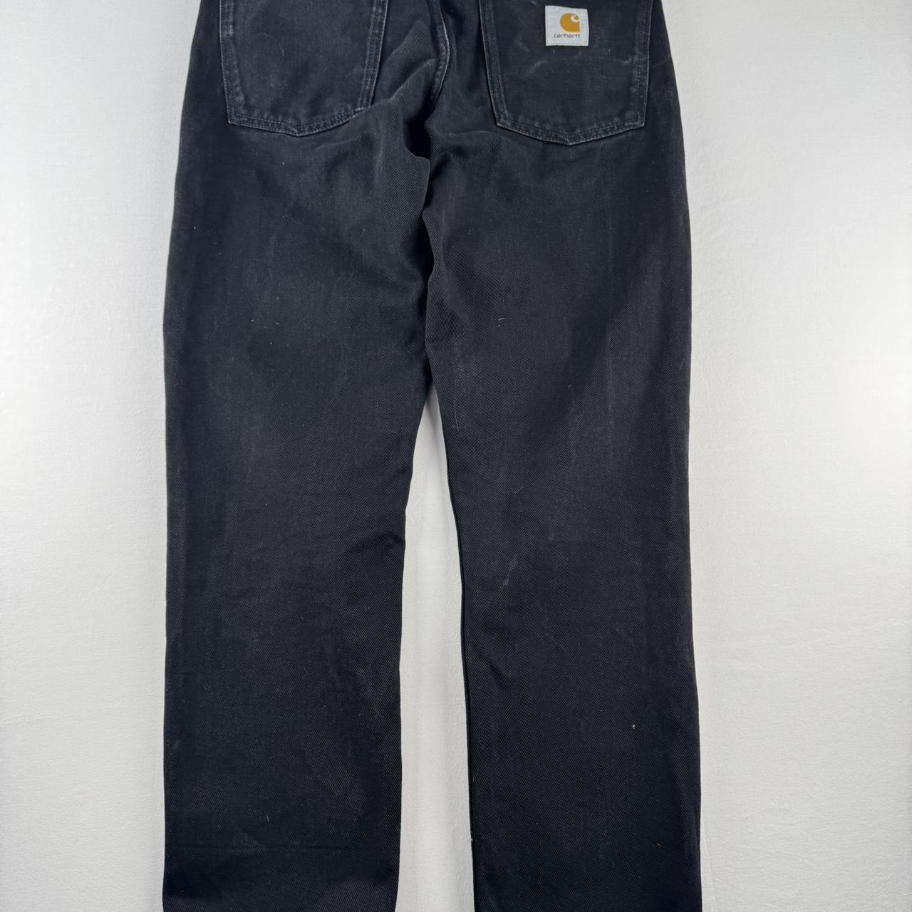 Carhartt WIP Washed Black Heavy Newel Pant 28W
