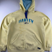 2000s Oakley Spellout Graphic Oversized Hoodie M