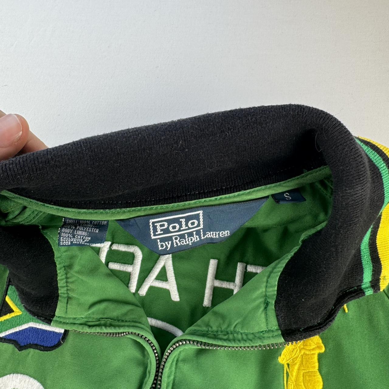 Rare Early 2000s Polo Ralph Lauren South Africa Cotton Track Jacket S
