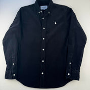 Black Carhartt WIP Long Sleeve Madison Corduroy Button Down Shirt S