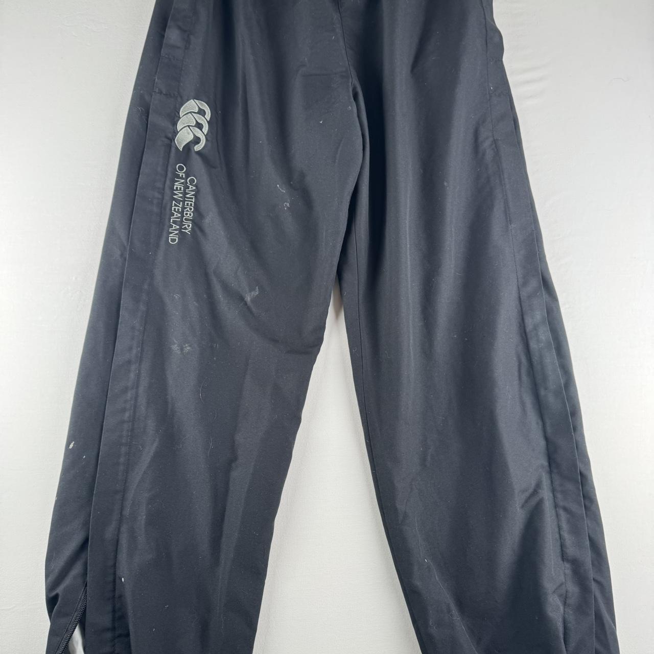 Cuffed Canterbury Black Grey Joggers L