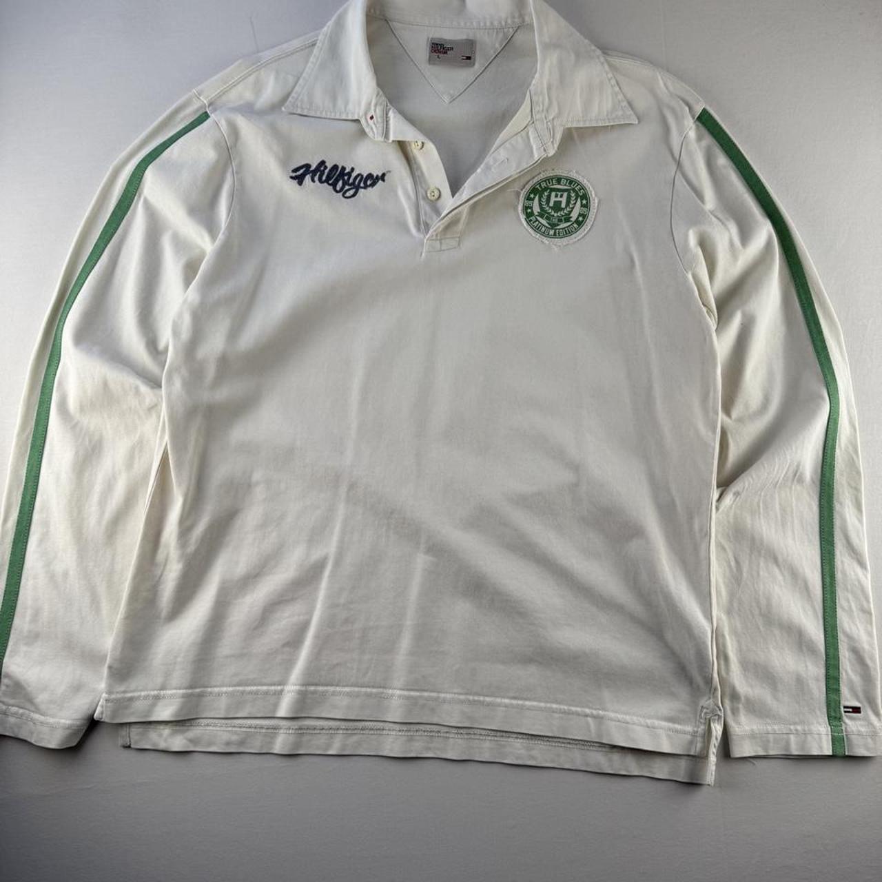 Tommy Hilfiger Embroidered Thick Rugby Polo Shirt L