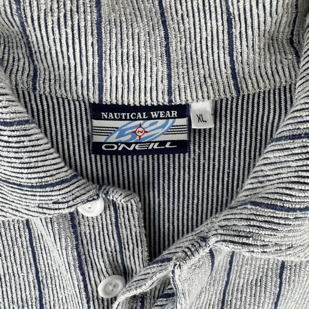 Vintage Late 1990s O'Neill Back Graphic Collared Long Jumper XL