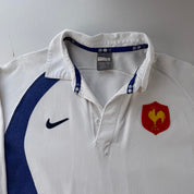 Nike 2007 France Rugby Long Sleeve Rugby Polo L