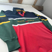 Canterbury 1990s Spellout South Africa Rugby Polo Shirt S