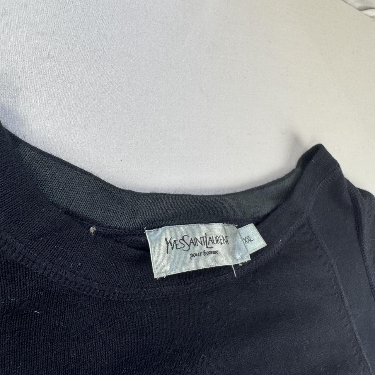 Yves Saint Laurent Sweatshirt in Navy Size XL