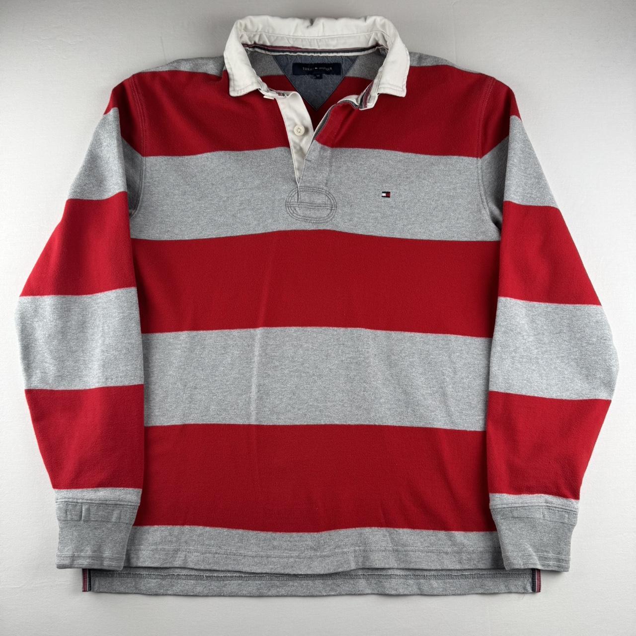 Tommy Hilfiger Striped Rugby Polo Shirt M