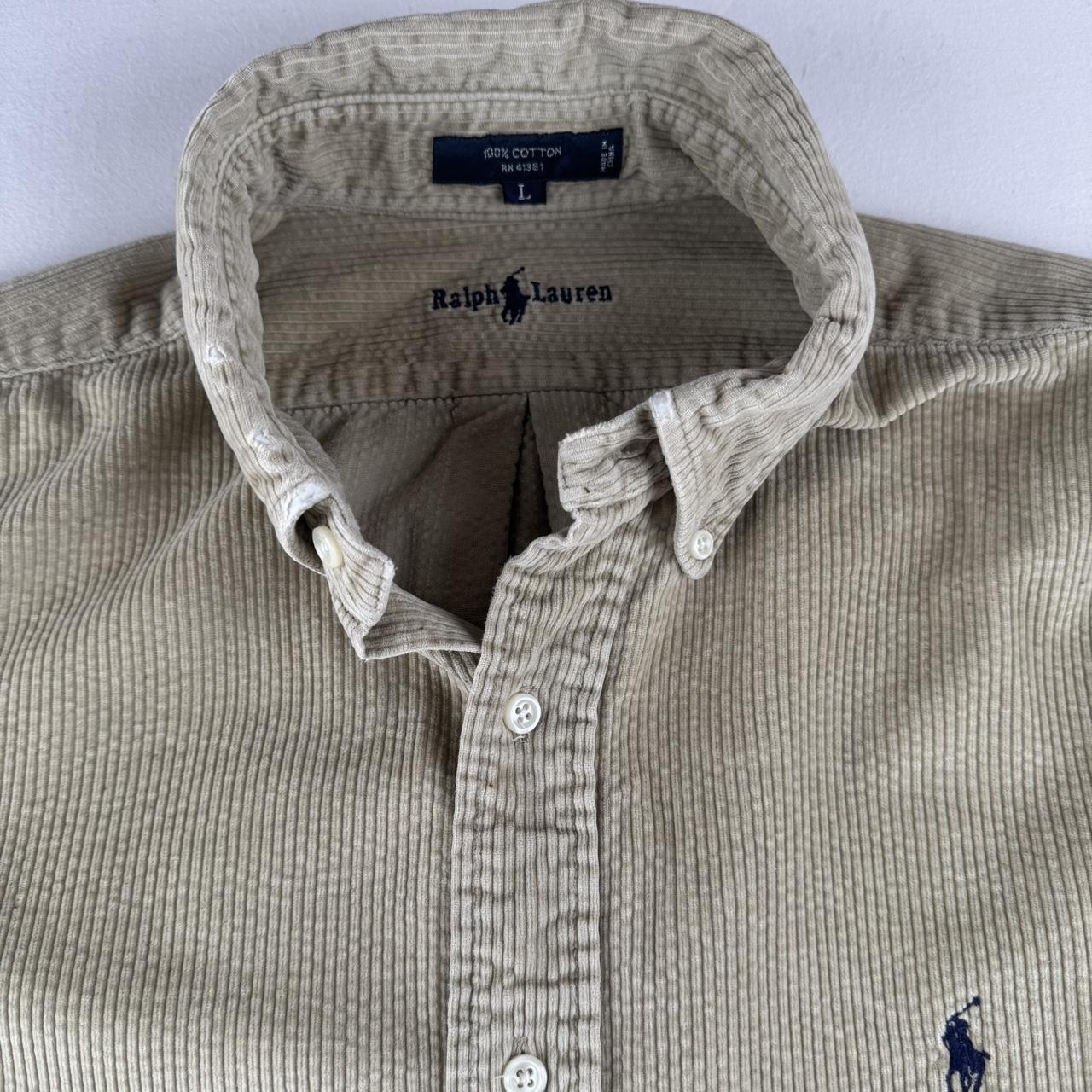 Polo Ralph Lauren Early 2000s Button Down Corduroy Shirt L