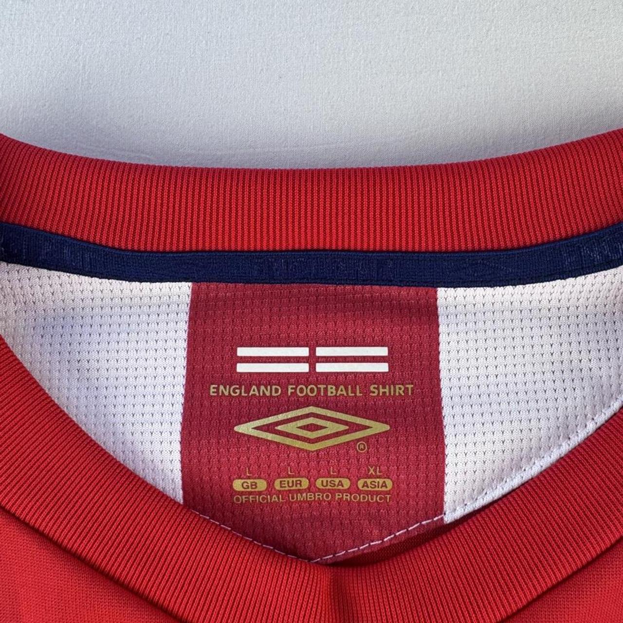 2007-09 Umbro England Away Jersey L
