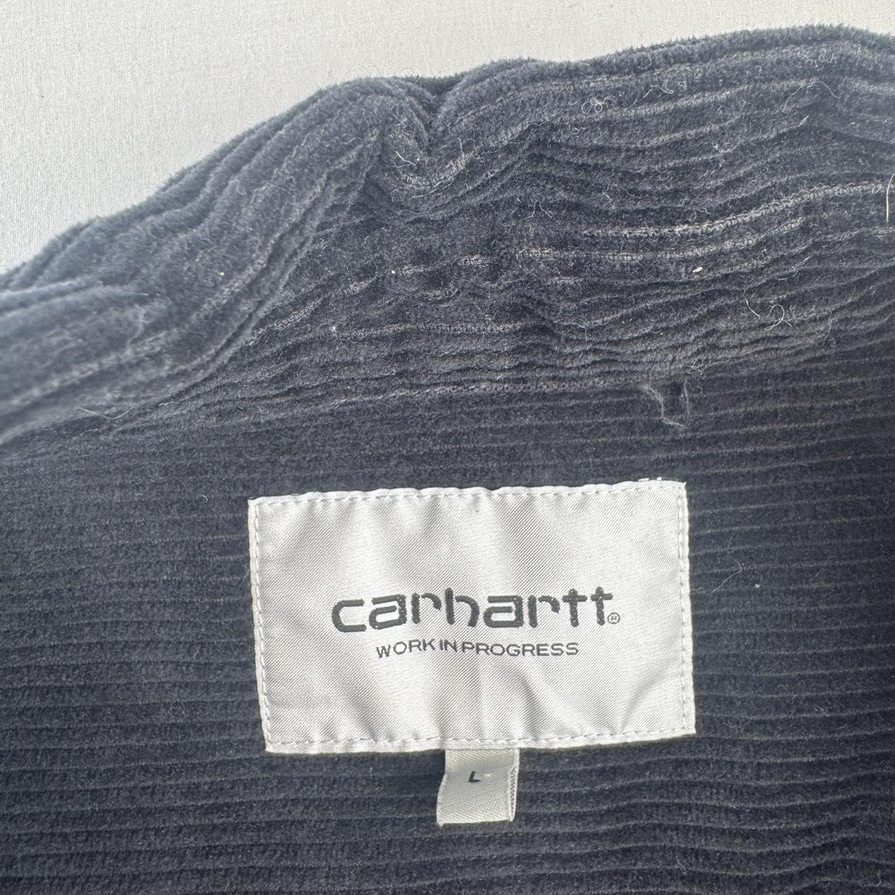 Black Carhartt WIP Long Sleeve Madison Corduroy Button Down Shirt L