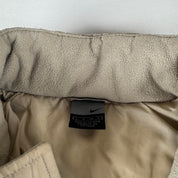Nike T90 Barcelona FC Puffer Jacket in Beige Size S