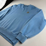 Blue Carhartt WIP Pocket Logo Nelson Sweatshirt L