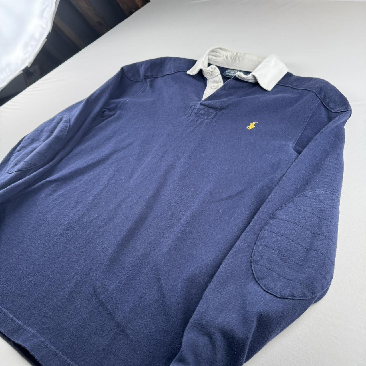 Polo Ralph Lauren Embroidered Pomy Vintage Rugby Polo Shirt M