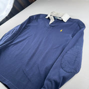 Polo Ralph Lauren Embroidered Pomy Vintage Rugby Polo Shirt M