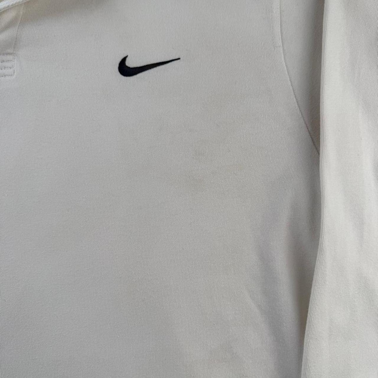 Nike Embroidered 2000s Swoosh Rugby Polo XL