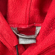 2000s Nike Embroidered Spellout Centre Swoosh Fleece Hoodie L