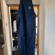 1990s Rare Carhartt Denim Dungarees 40W 32L RO7 DST