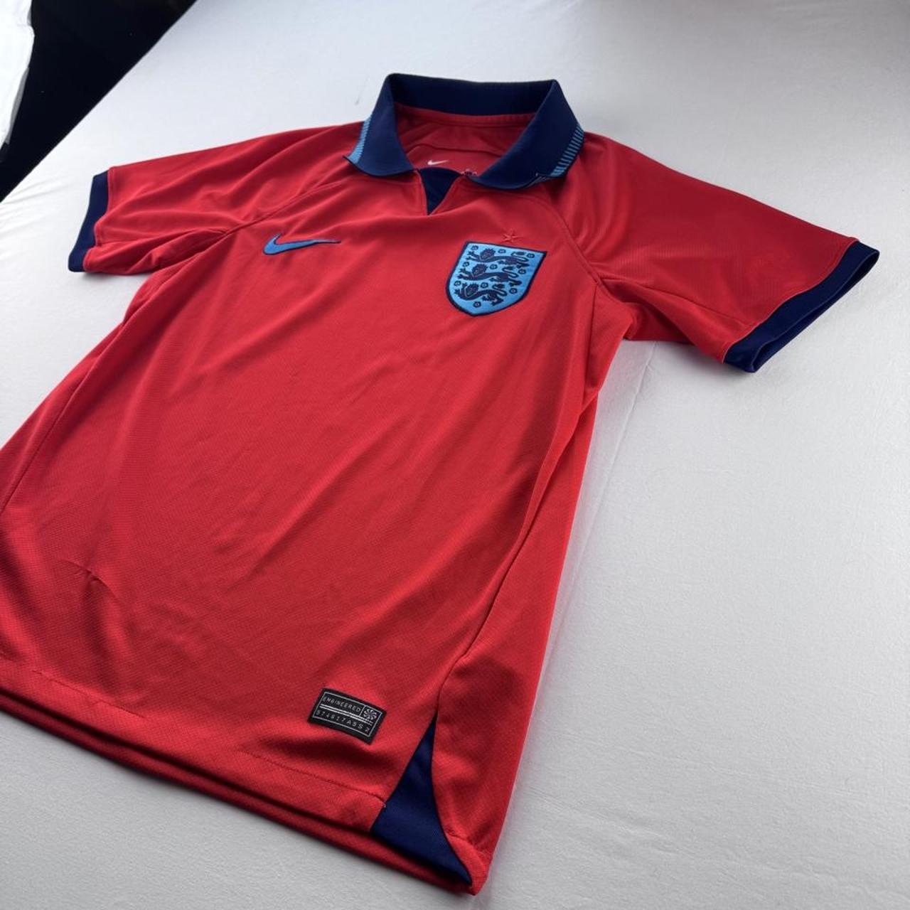 2022 England Nike Red Away Jersey S