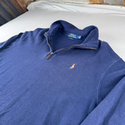 Polo Ralph Lauren Embroidered Pony Quarter Zip Fleece M