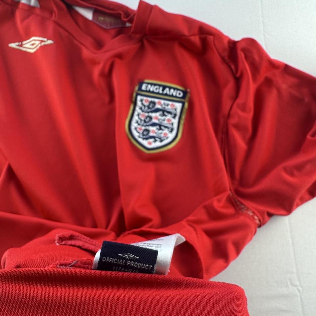 2007-09 Umbro England Away Jersey XL