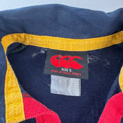 Canterbury 1990s Spellout South Africa Rugby Polo Shirt S