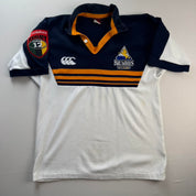 Rare 1990s Canterbury Brumbies Embroidered Rugby Polo S