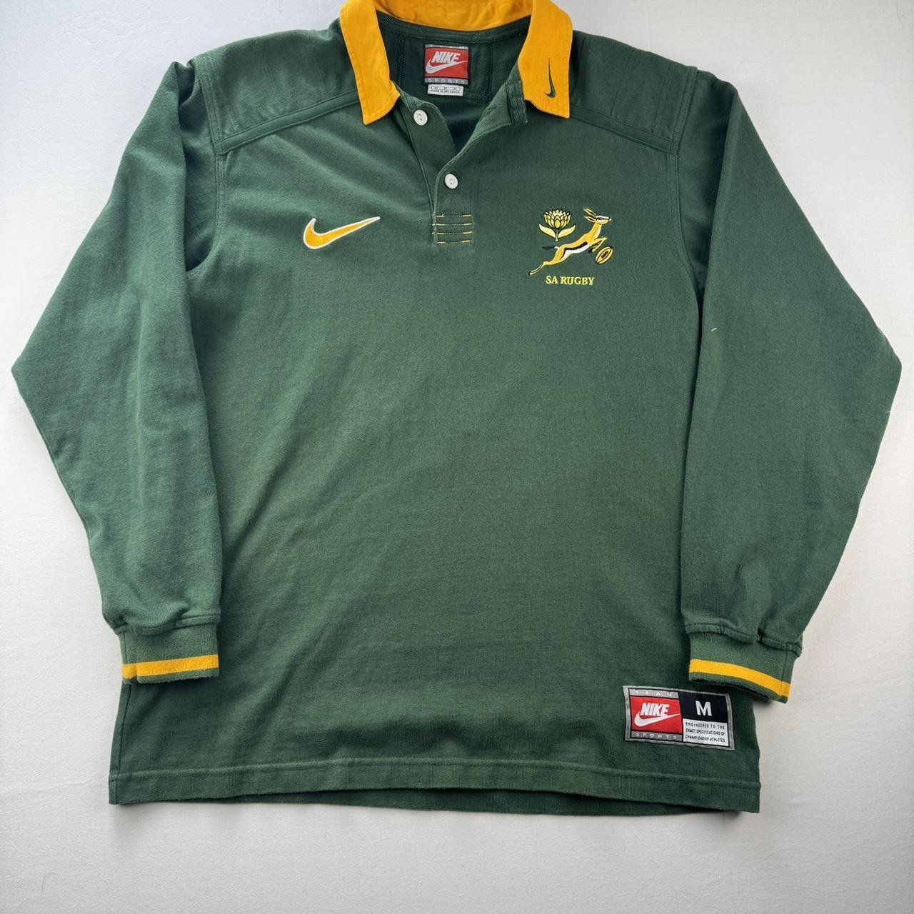 1999-2001 Nike South Africa Springboks Rugby Polo Shirt M