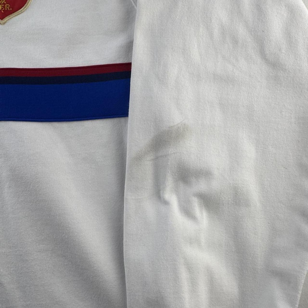 1990s Nike France Rugby Long Sleeve Rugby Polo Shirt XXL