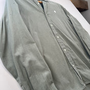 Sage Green Carhartt WIP Long Sleeve Madison Corduroy Button Down Shirt S