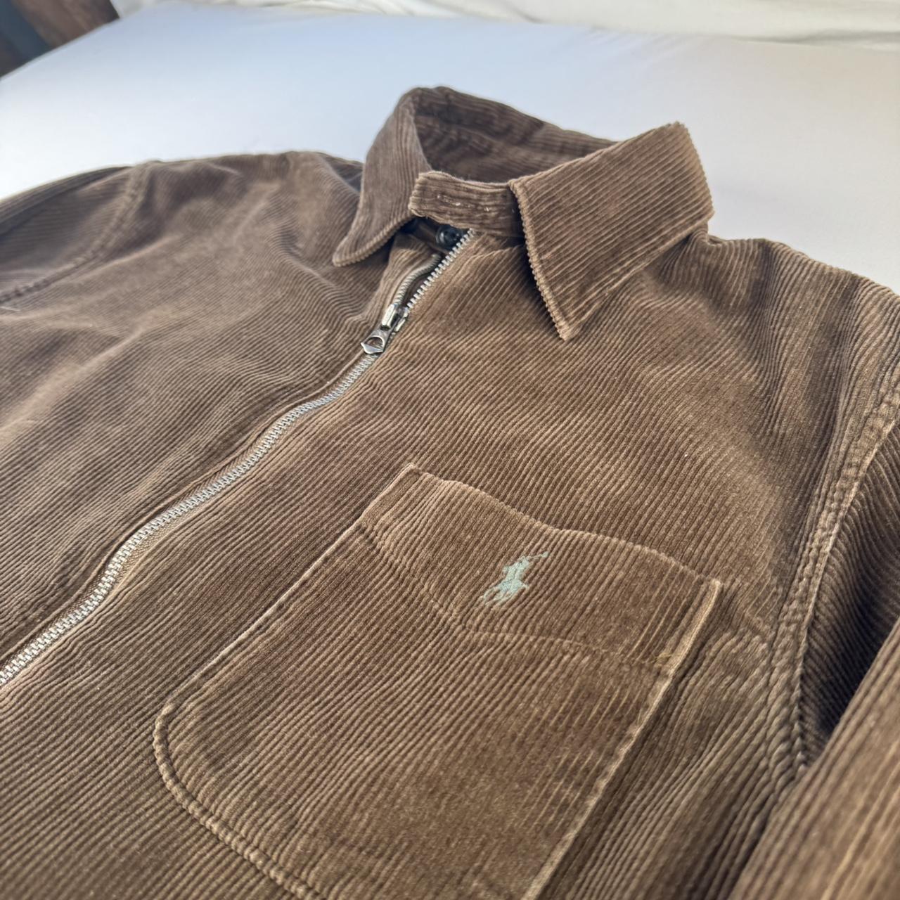 Polo Ralph Lauren Brown Full Zip Corduroy Shacket S