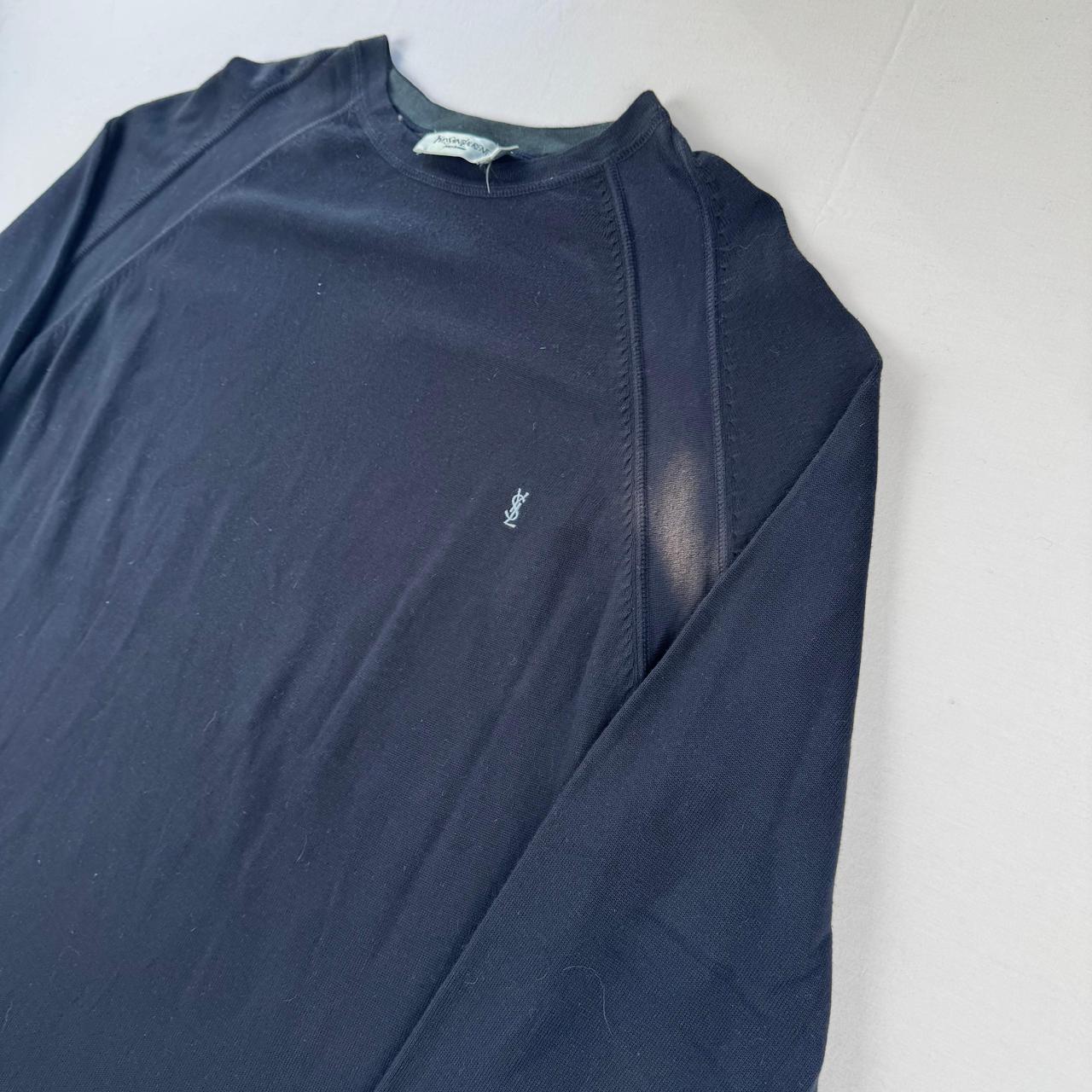 Yves Saint Laurent Sweatshirt in Navy Size XL