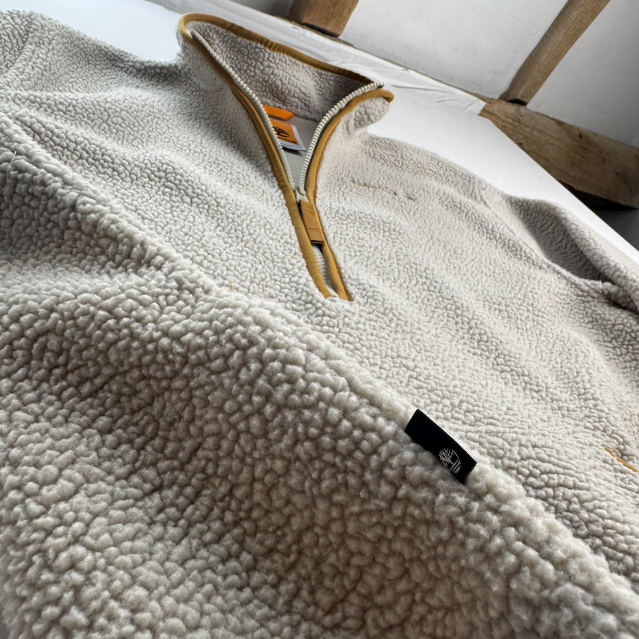 Timberland Sherpa Quarter Zip Oversized Fleece S