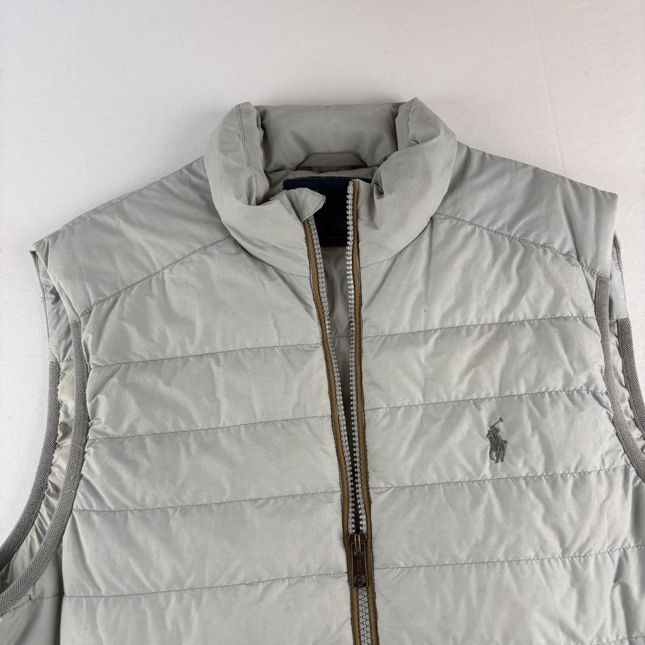 Polo Golf White Puffer Gilet S