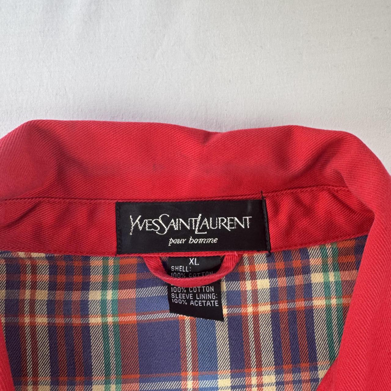 Yves Saint Laurent Jacket in Red Size XL