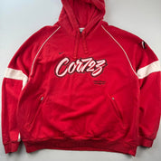 Nike 2000s Cortez Embroidered Spellout Hoodie XL