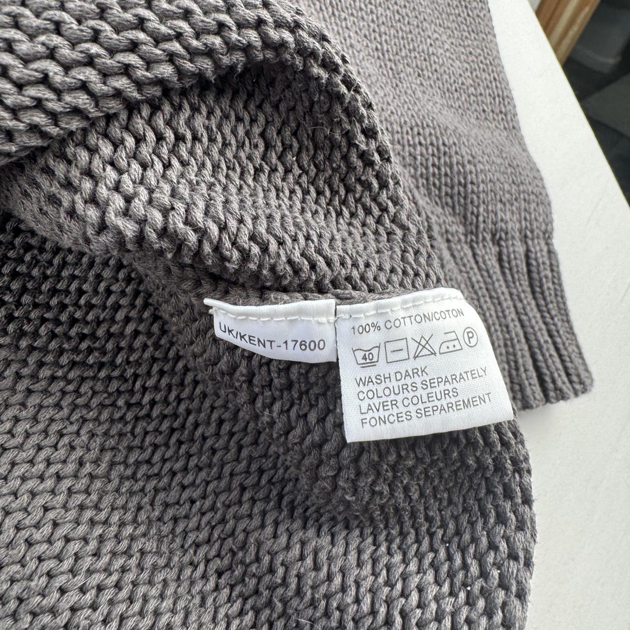 Yves Saint Laurent Crewneck Knit Sweater in Grey Size XL