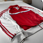 Early 2000s Adidas Embroidered Spellout Track Jacket XL