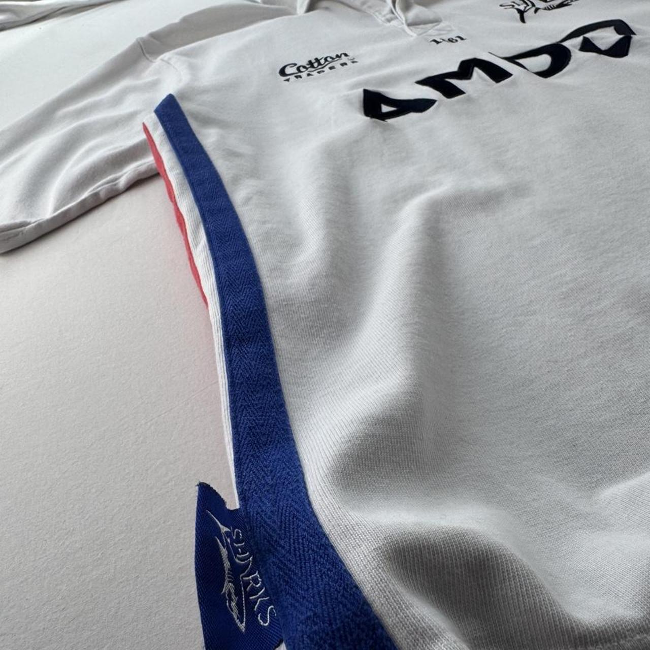 1999-2000 Cotton Traders Sale Sharks Rugby Polo Shirt L