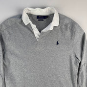 Polo Ralph Lauren Grey Rugby Polo Shirt L