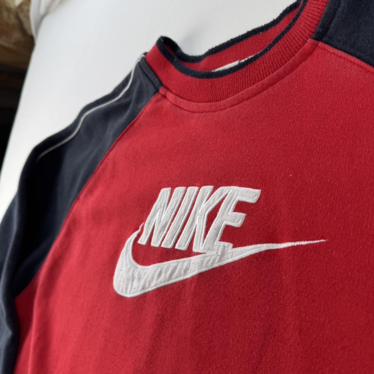 2000s Nike Oversized Embroidered Sweatshirt L