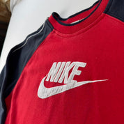 2000s Nike Oversized Embroidered Sweatshirt L