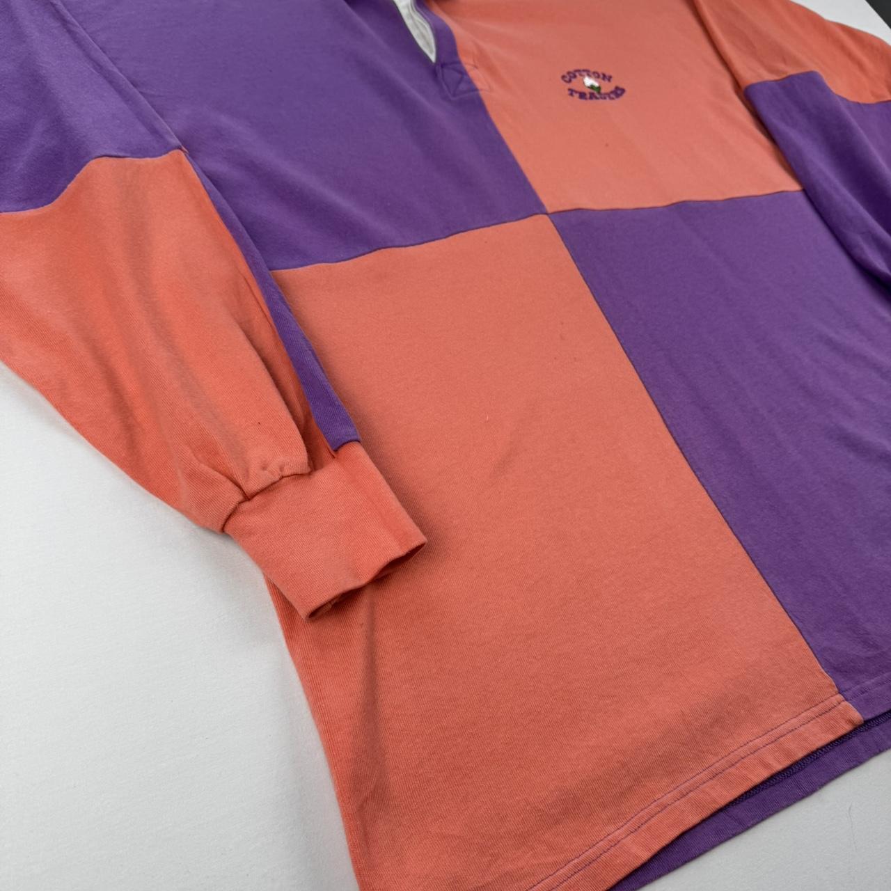 1990s Cotton Traders Embroidered Rugby Polo L