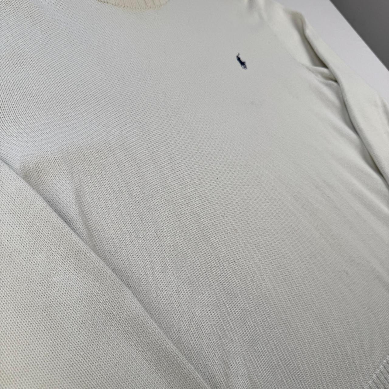 Polo Ralph Lauren Crewneck Knit Sweater in White Size XL